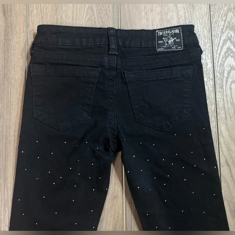 Girls True Religion Halle mid rise super skinny sz 10